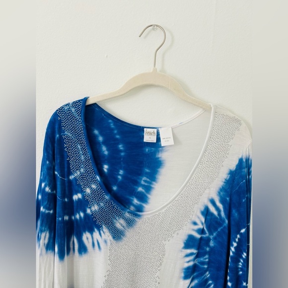 🩵✨NWOT I.N.C. GORGEOUS BEACH BLOUSE✨🩵 - Picture 6 of 9